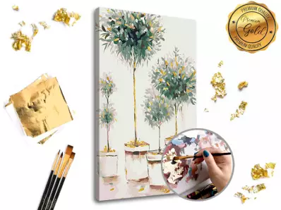 Maľovanie podľa čísel PREMIUM GOLD – Stromový sad