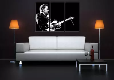 Ručne maľovaný POP Art obraz Bruce Springsteen