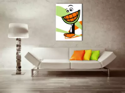 Ručne maľovaný POP Art obraz MELON