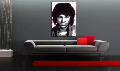 Ručne maľovaný POP Jim Morrison